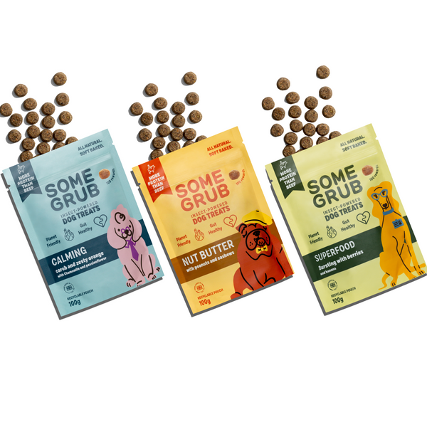 Mixed Dog Treat Bundle - Calming Carob, Superfood Berry & Nut Butter