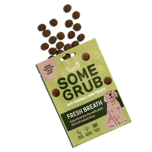 Mixed Dog Treat Bundle x6 - Calming Carob, Superfood Berry Fresh Breath & Nut Butter with Joint Care