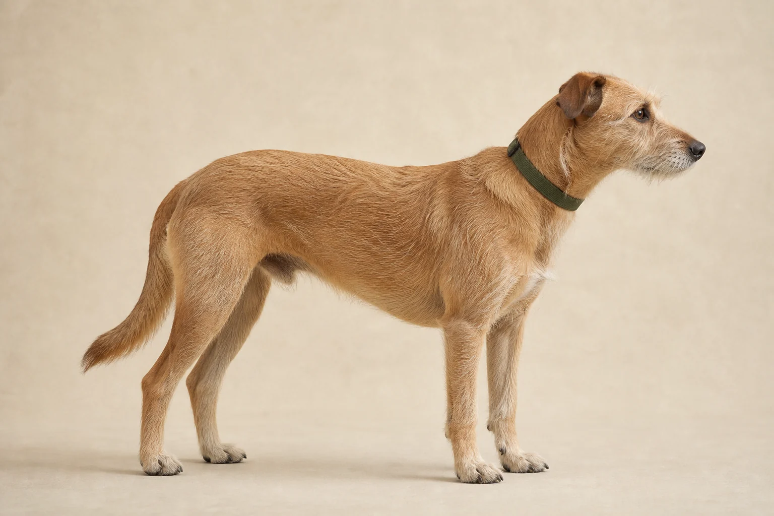 Side-profile dog used to orient the four symptom areas listed alongside.