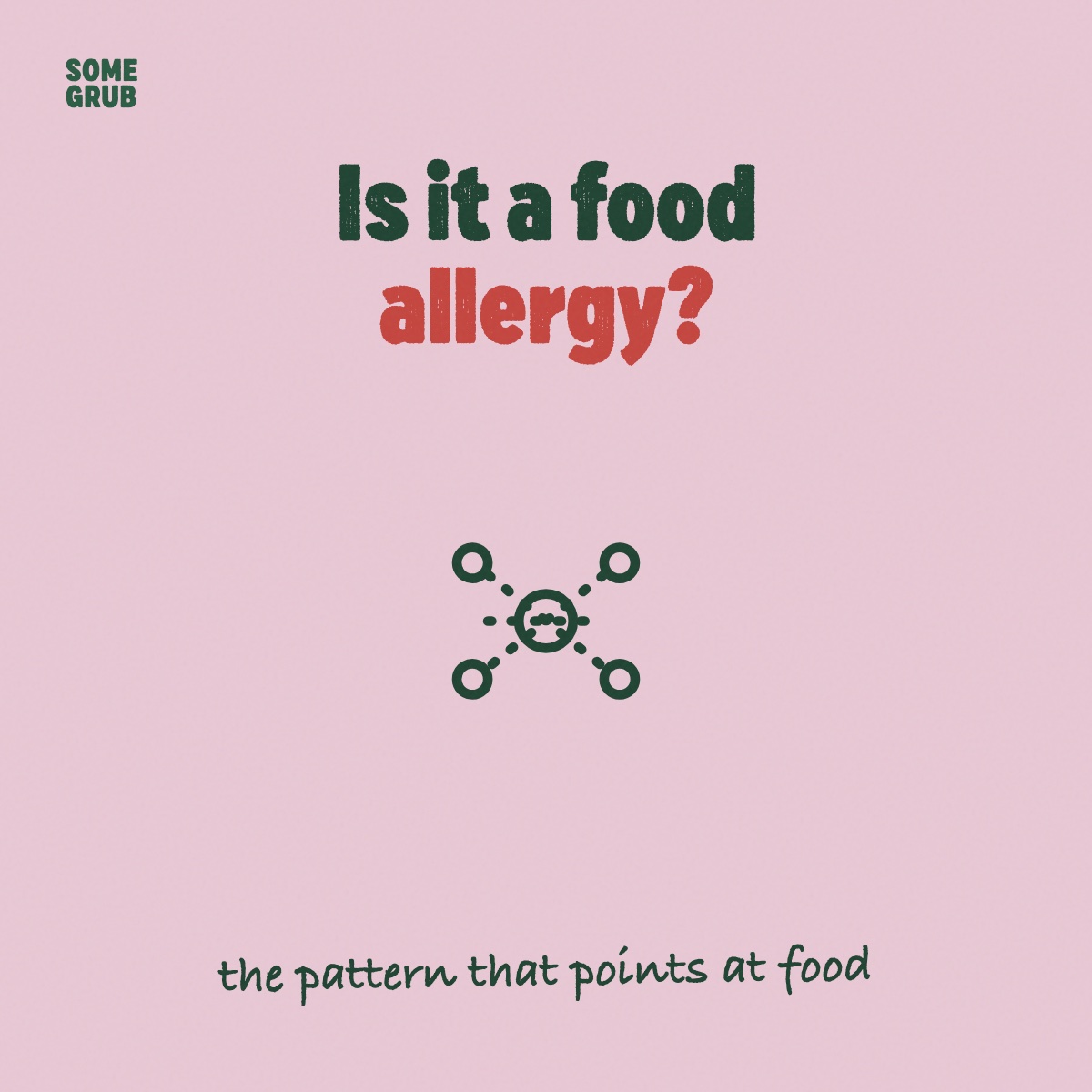 Is it a food allergy? The signs that point at food