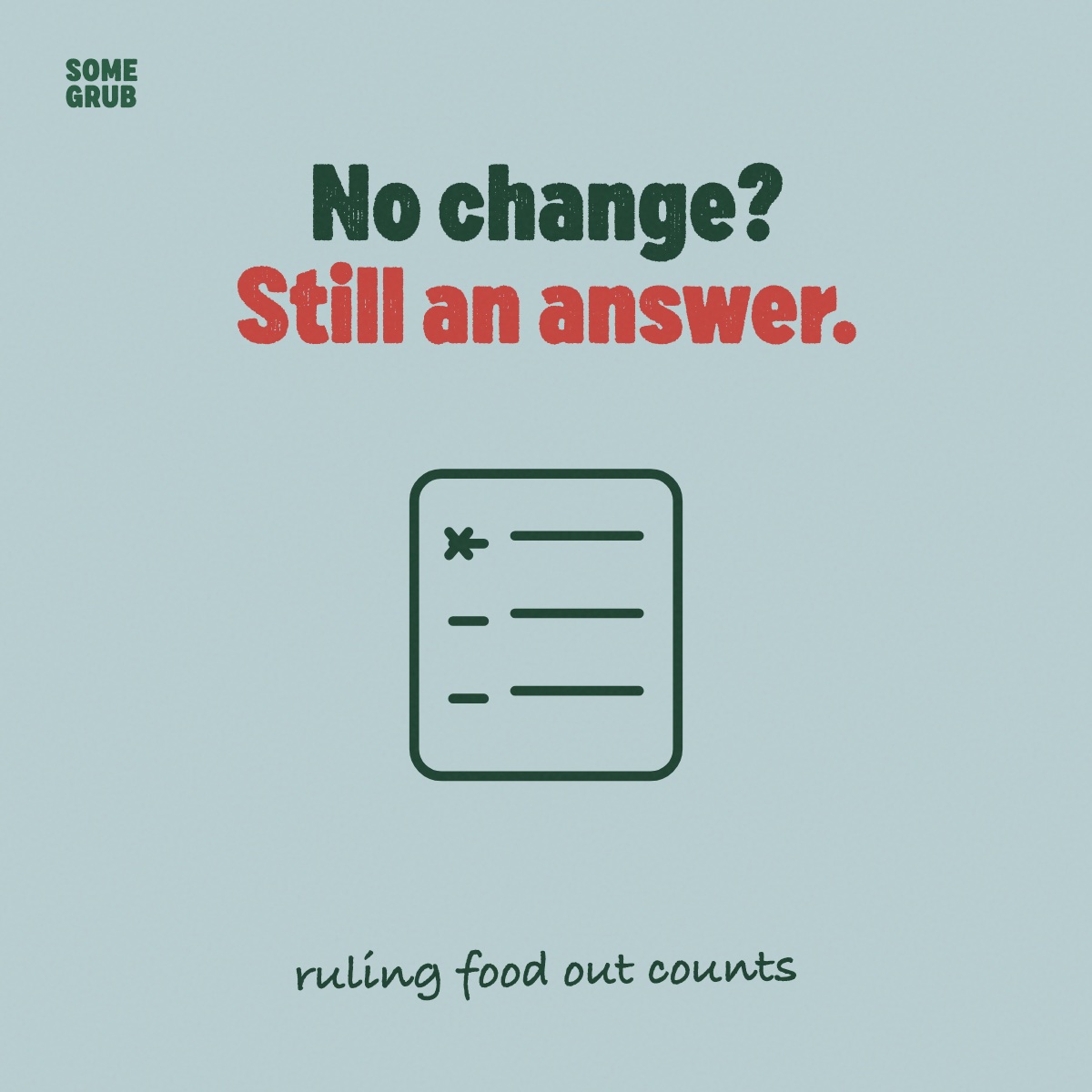No change yet? What it means